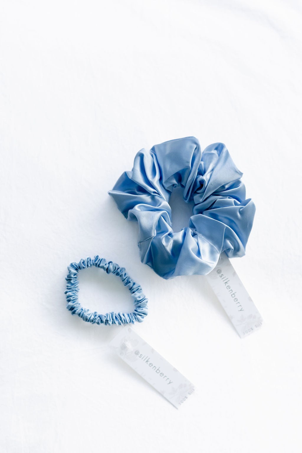 Silk Scrunchie Duo