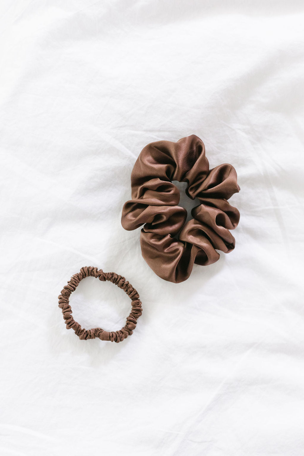 Silk Scrunchie Duo