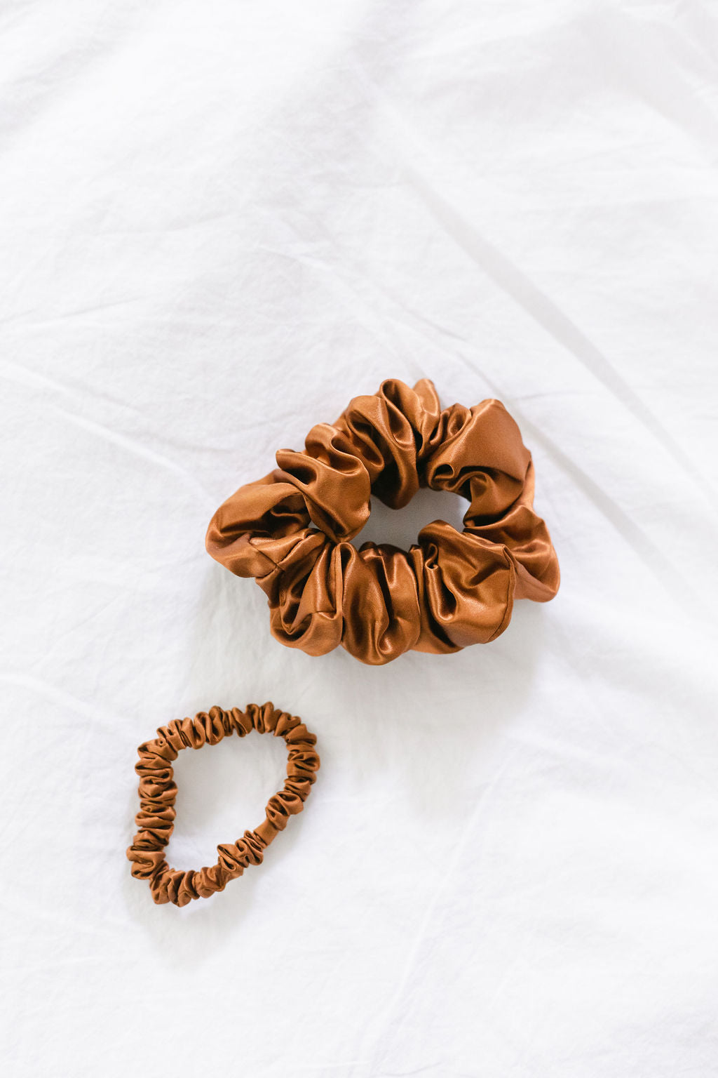 Silk Scrunchie Duo