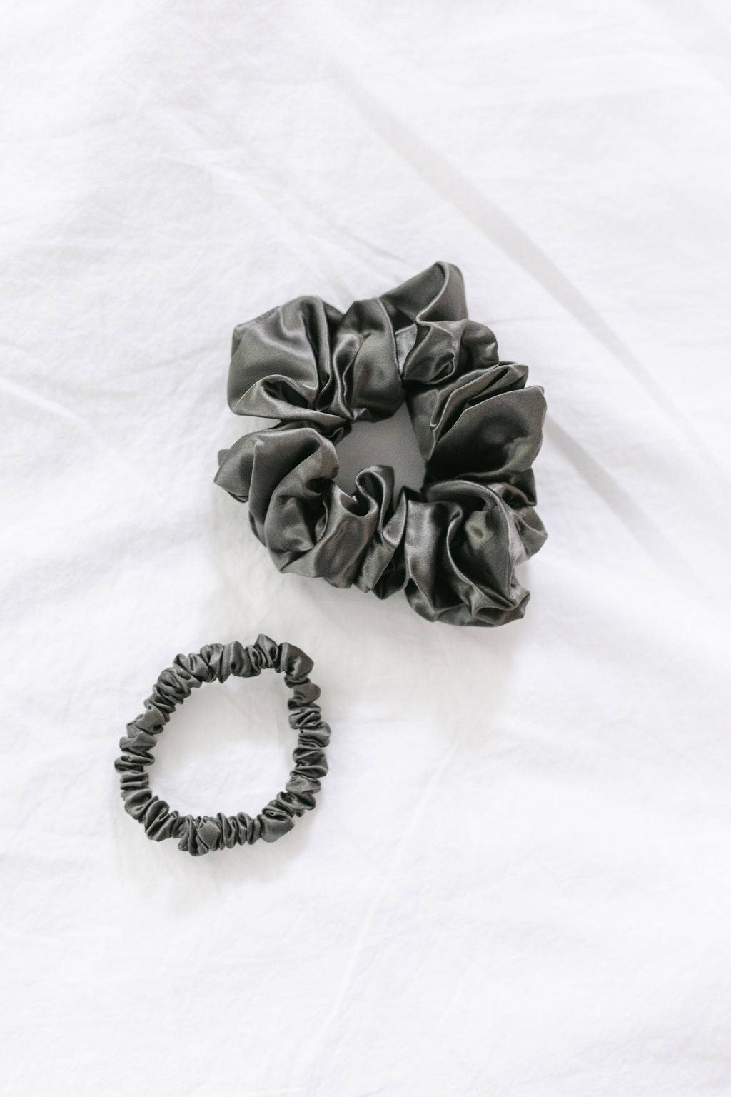 Silk Scrunchie Duo
