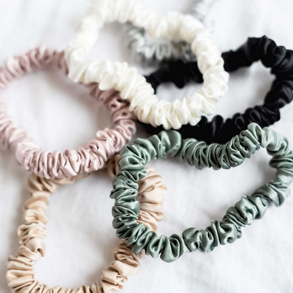 Silk Skinny Scrunchie