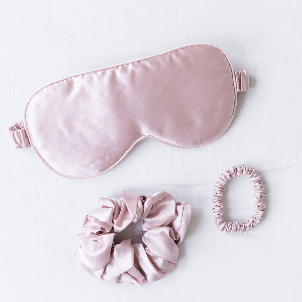 Silk Eye Mask Sleep Set