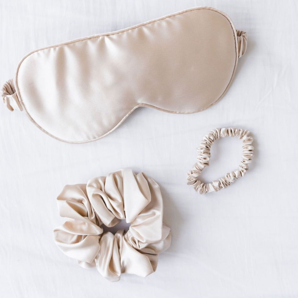 Silk Eye Mask Sleep Set