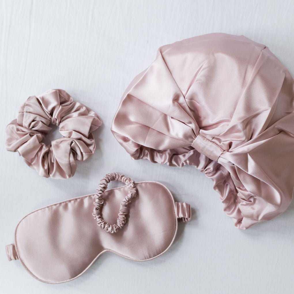 Luxury Silk Sleep Bonnet Gift Set